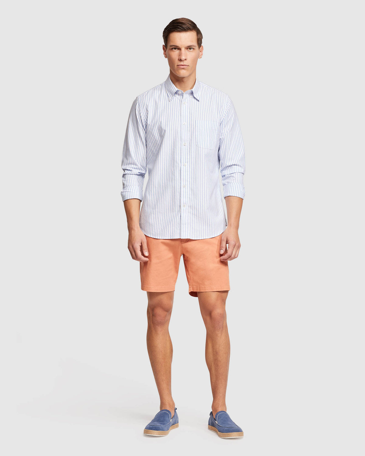 PORTLAND REGULAR FIT STRIPED SHIRT MENS SHIRTS