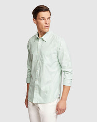 PORTLAND REGULAR FIT STRIPED SHIRT MENS SHIRTS