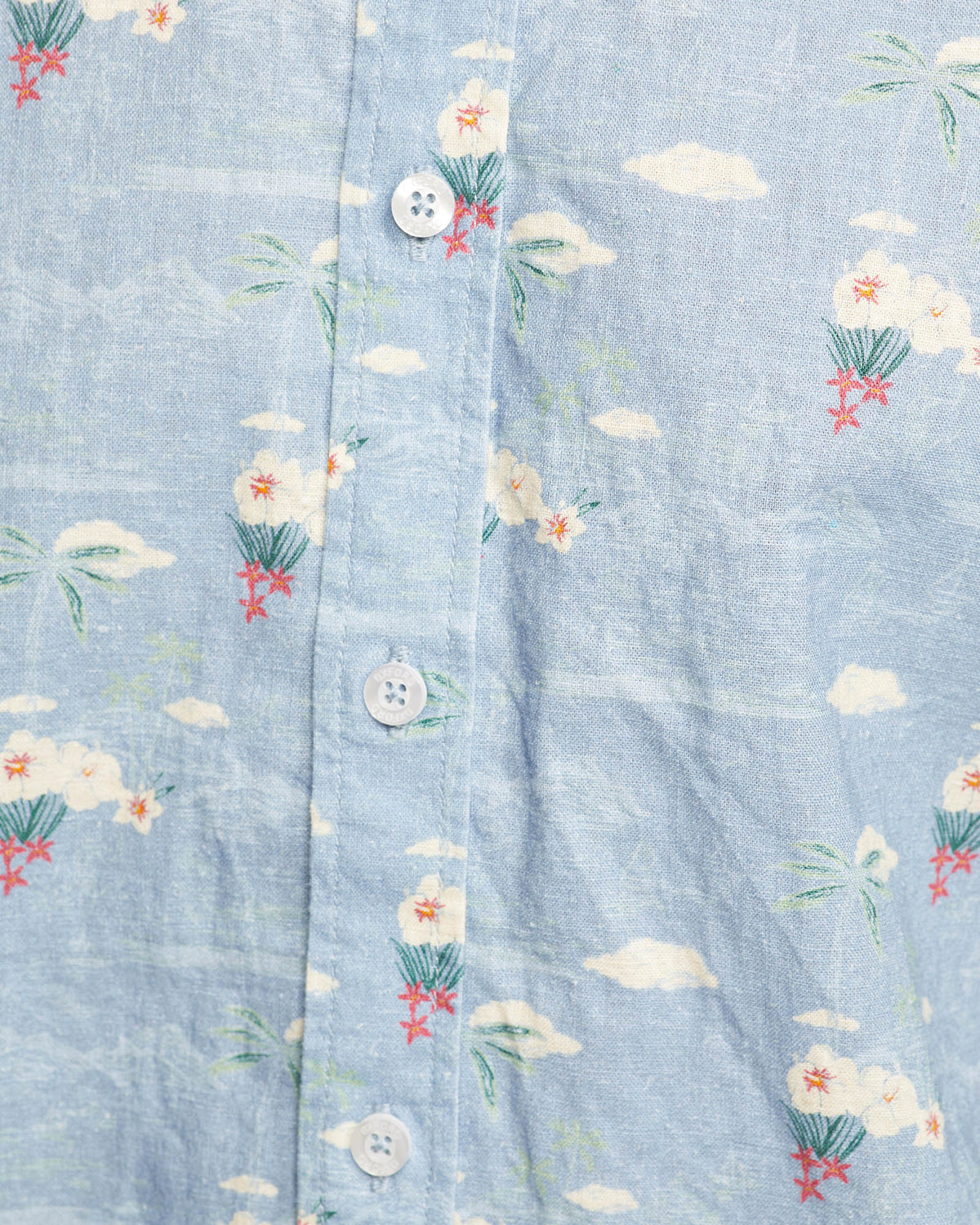 LEYTON LINEN COTTON PRTD SHORT SLEEVE SHIRT - AVAILABLE ~ 1-2 weeks MENS SHIRTS