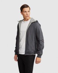 REVERSIBLE BOMBER JACKET MENS JACKETS AND COATS