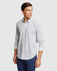 KENTON PRINTED COTTON SHIRT MENS SHIRTS