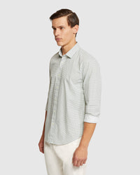 KENTON PRINTED COTTON SHIRT MENS SHIRTS