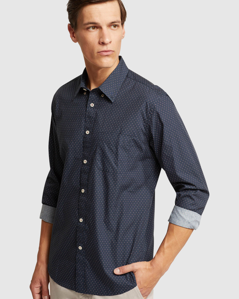 PORTLAND PRINT SHIRT MENS SHIRTS