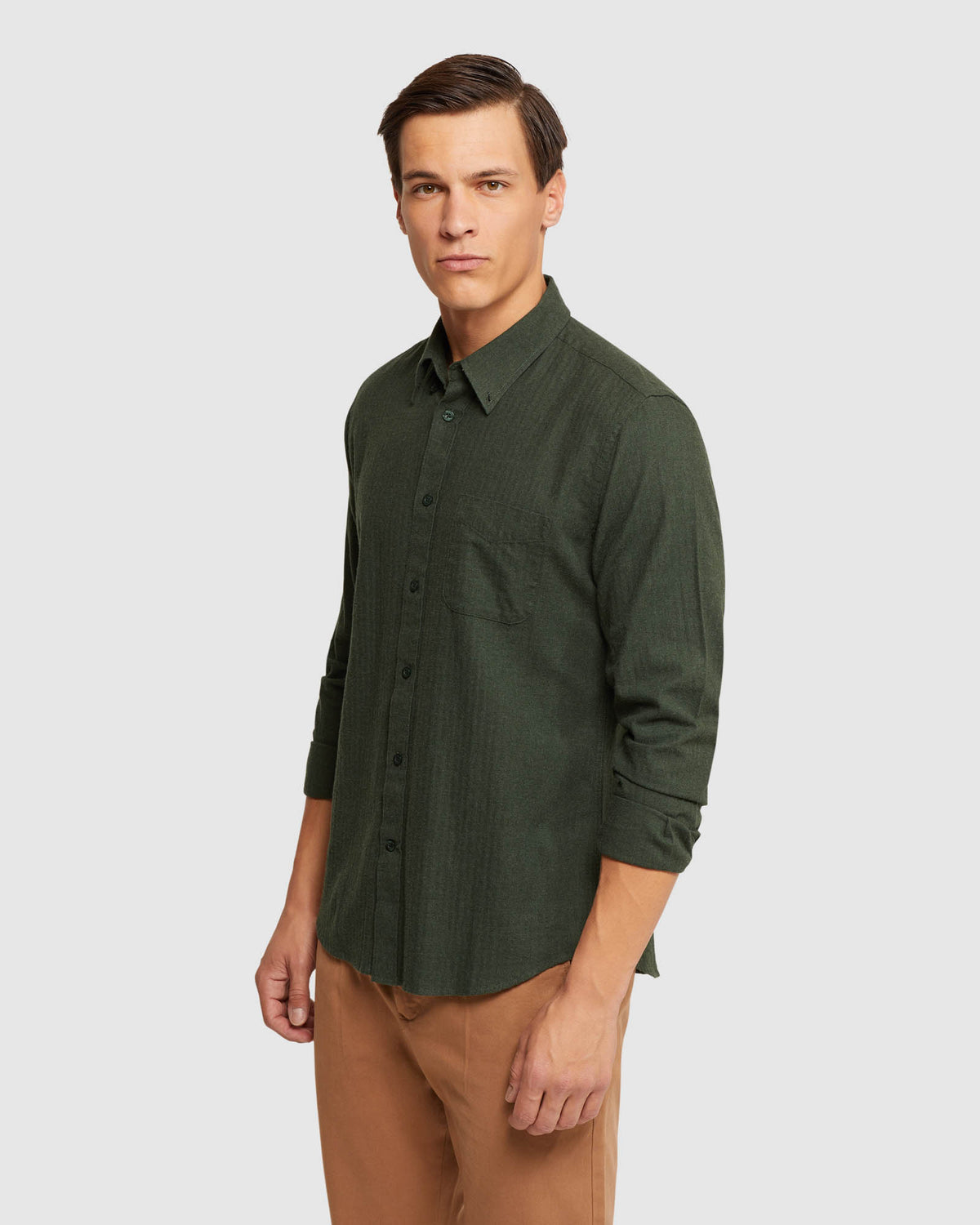 PORTLAND COTTON FLANNEL SHIRT MENS SHIRTS