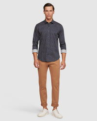 KENTON PRINTED COTTON SHIRT MENS SHIRTS