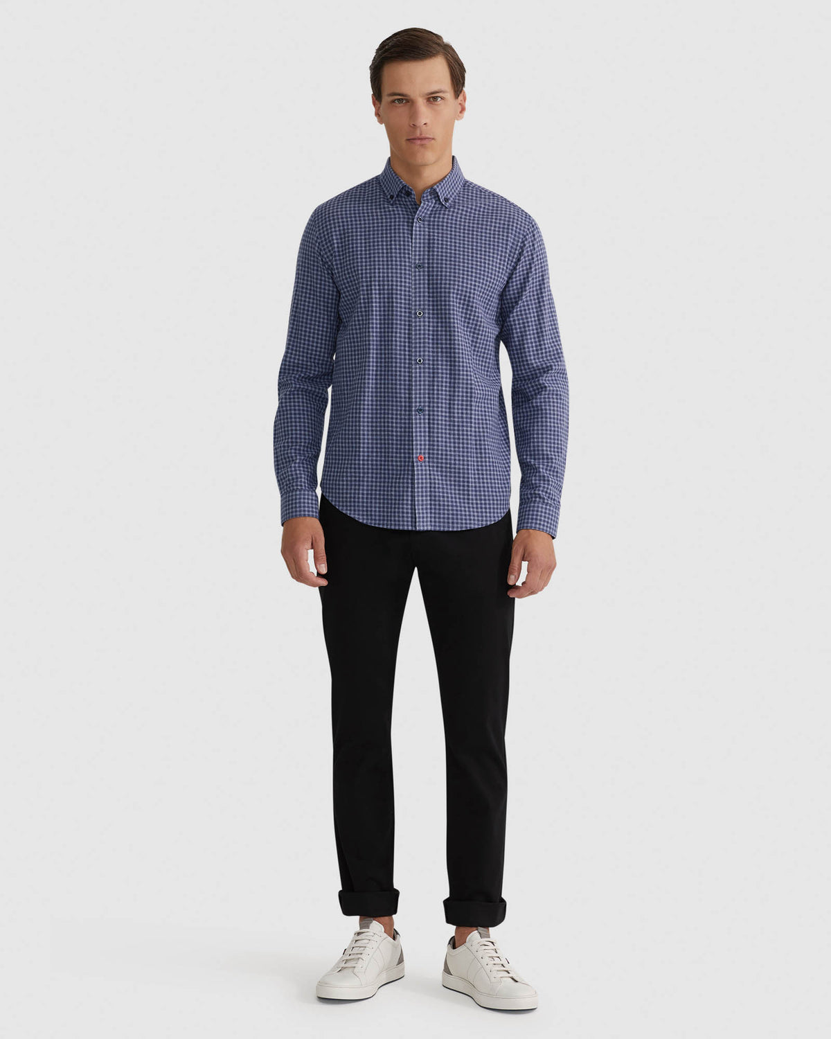 STRATTON SMALL CHECK SHIRT MENS SHIRTS