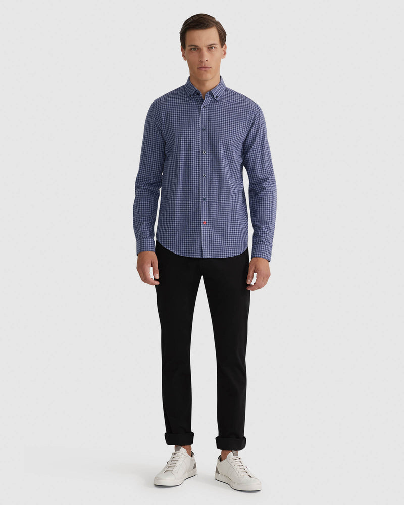 STRATTON SMALL CHECK SHIRT MENS SHIRTS