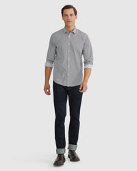 KENTON PRINTED COTTON SHIRT MENS SHIRTS