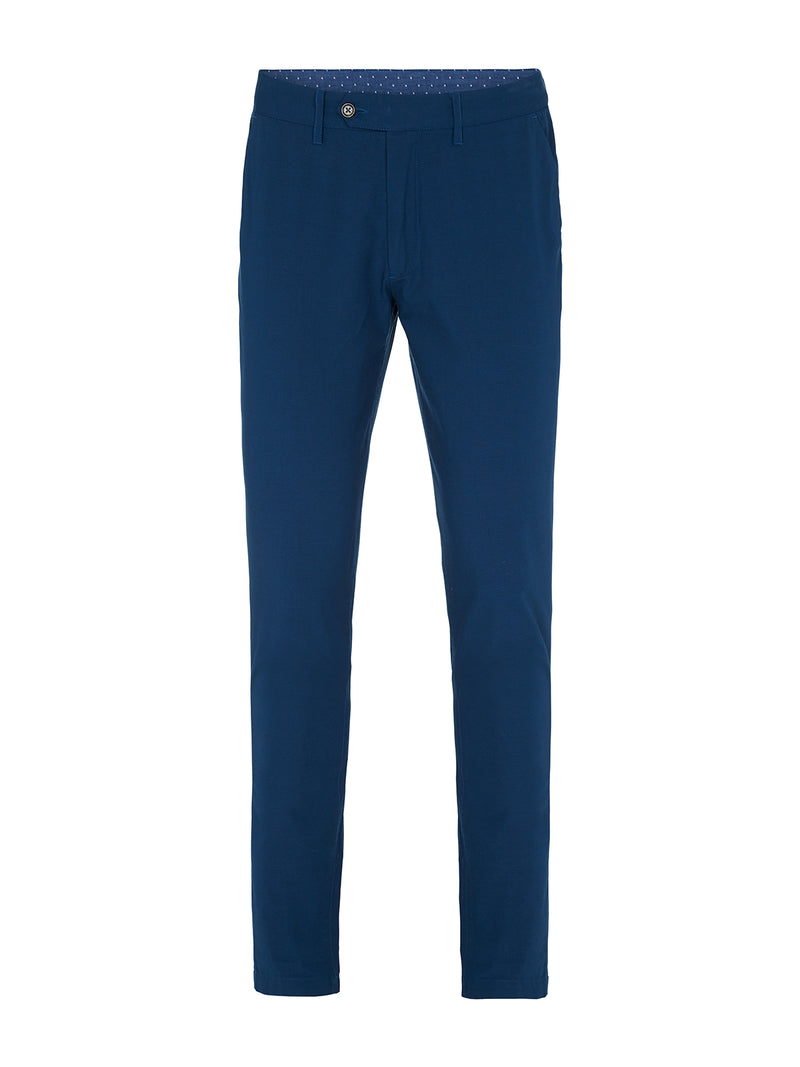 NARROW LEG TROUSERS BLUE MENS TROUSERS