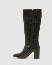 HAVEN LONG CROC BOOT WOMENS SHOES