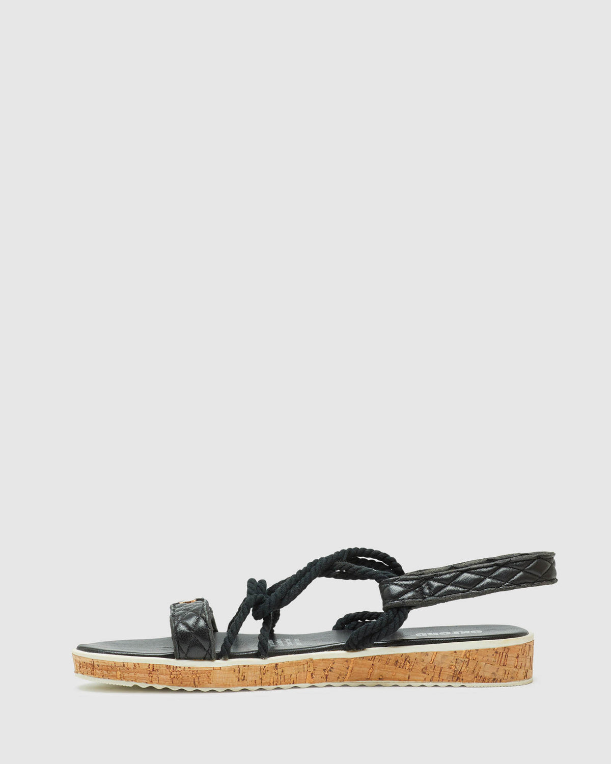 MARIBEL LEATHER FLATFORM