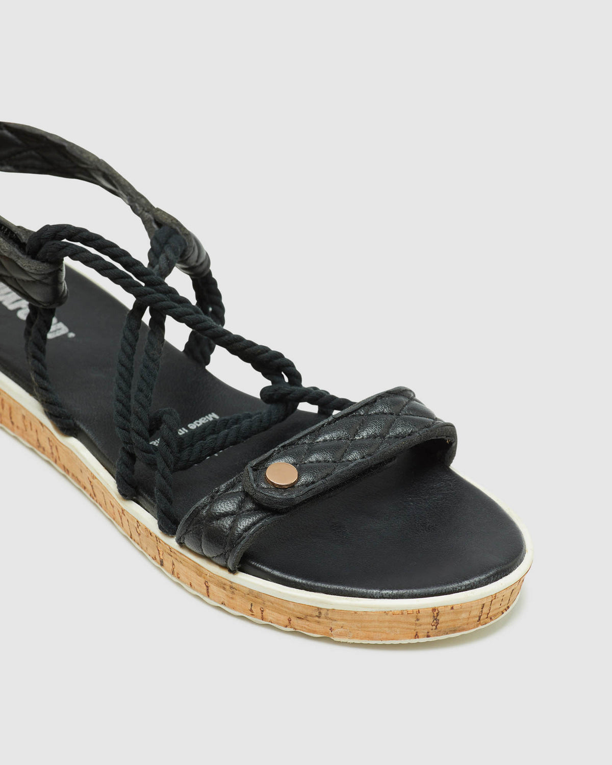 MARIBEL LEATHER FLATFORM