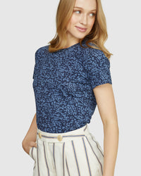 DOTTY ANIMAL PRINTED T-SHIRT WOMENS TOPS