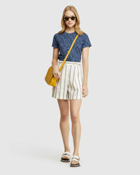 DOTTY ANIMAL PRINTED T-SHIRT WOMENS TOPS