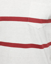 RUGBY STRIPE LONG SLEEVE T-SHIRT MENS KNITS