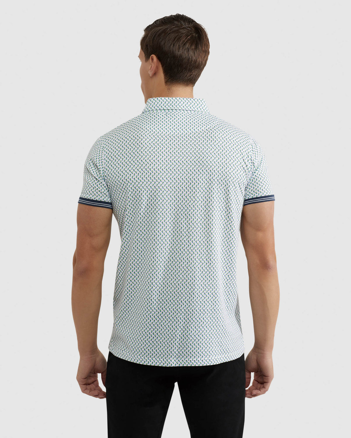 FINN KETTLE PRINTED POLO MENS KNITS