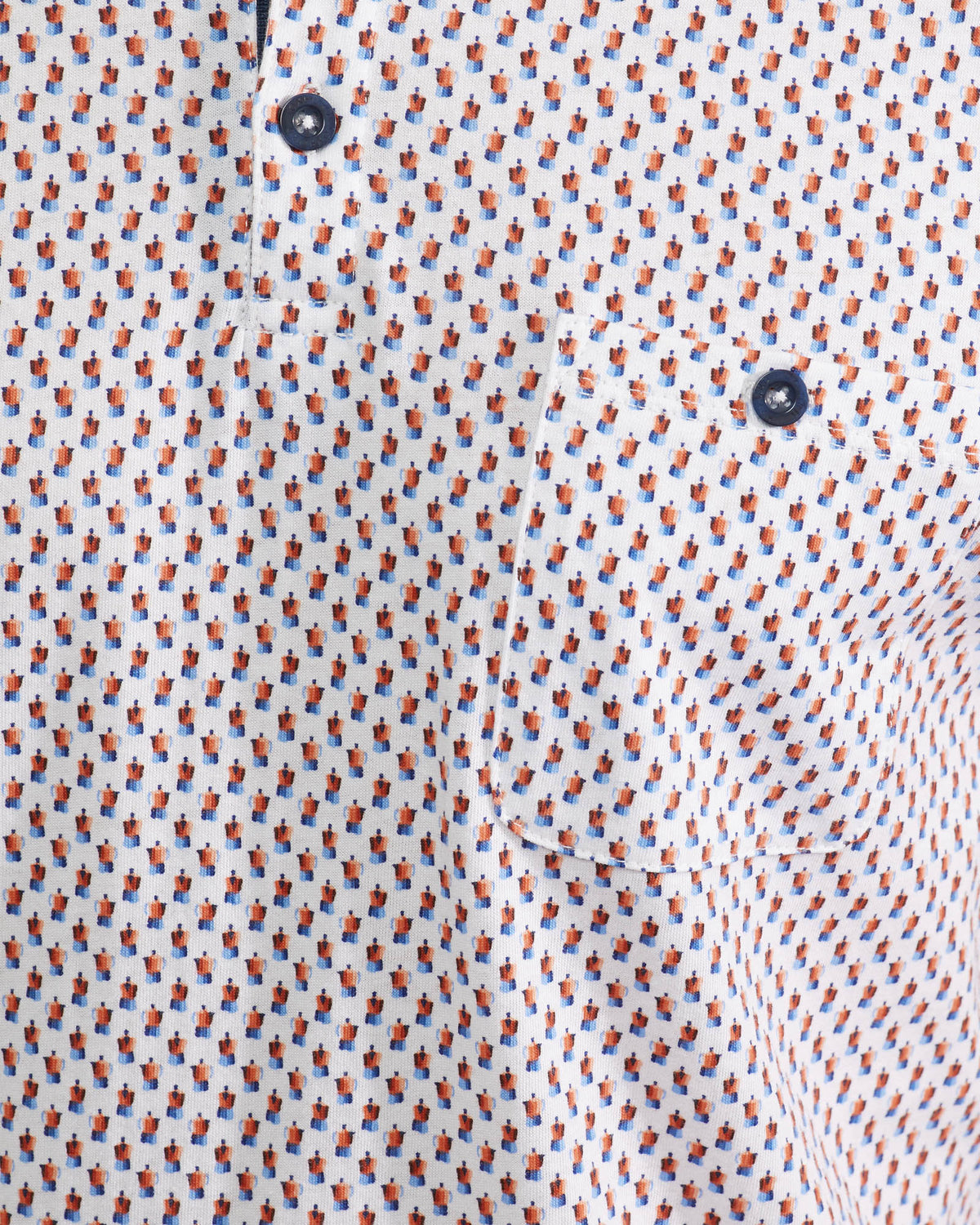 FINN KETTLE PRINTED POLO MENS KNITS