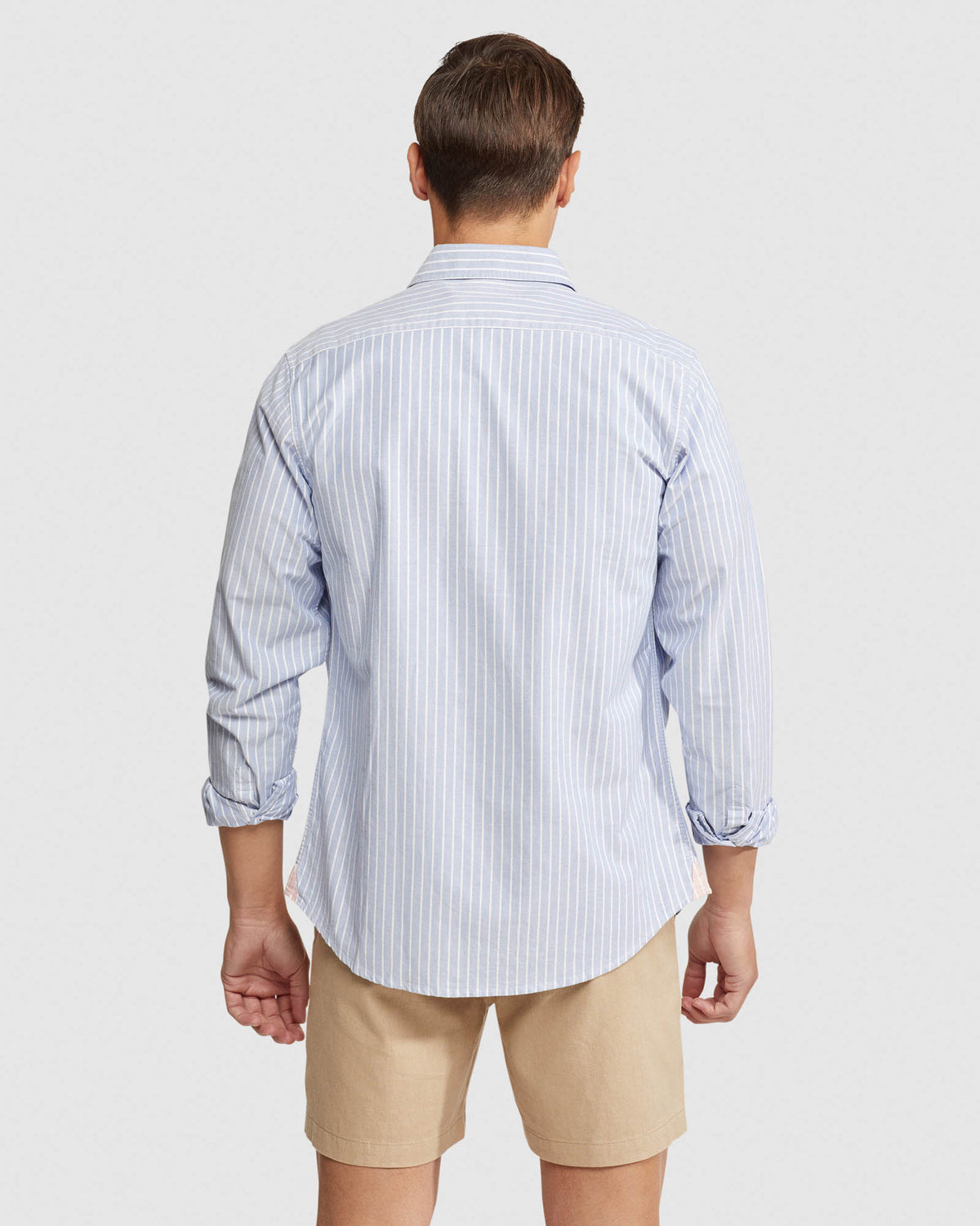 PORTLAND OXFORD WEAVE STRIPED SHIRT MENS SHIRTS