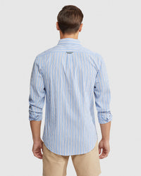 UXBRIDGE SEERSUCKER STRIPED SHIRT MENS SHIRTS