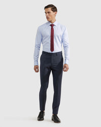 ISLINGTON REGULAR FRENCH CUFF HERRINGBONE SHIRT MENS SHIRTS