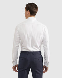 ISLINGTON REGULAR FRENCH CUFF HERRINGBONE SHIRT MENS SHIRTS