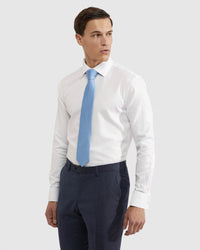 ISLINGTON REGULAR FRENCH CUFF HERRINGBONE SHIRT MENS SHIRTS