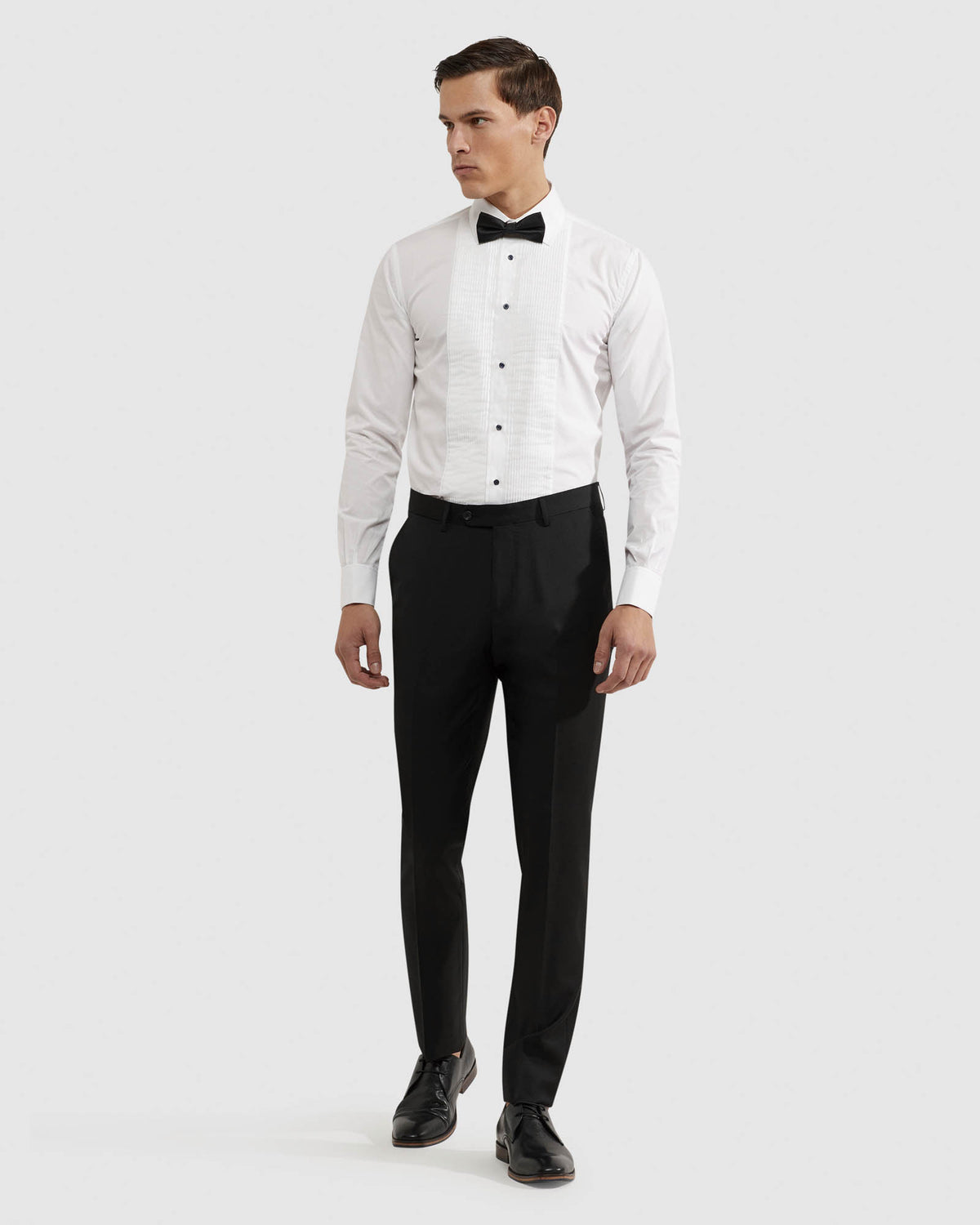 DINNER SHIRT WITH FRONT PLEATS MENS SHIRTS