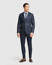 FOLDED CUFF LINEN TROUSERS MENS TROUSERS