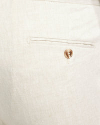 FOLDED CUFF LINEN TROUSERS MENS TROUSERS