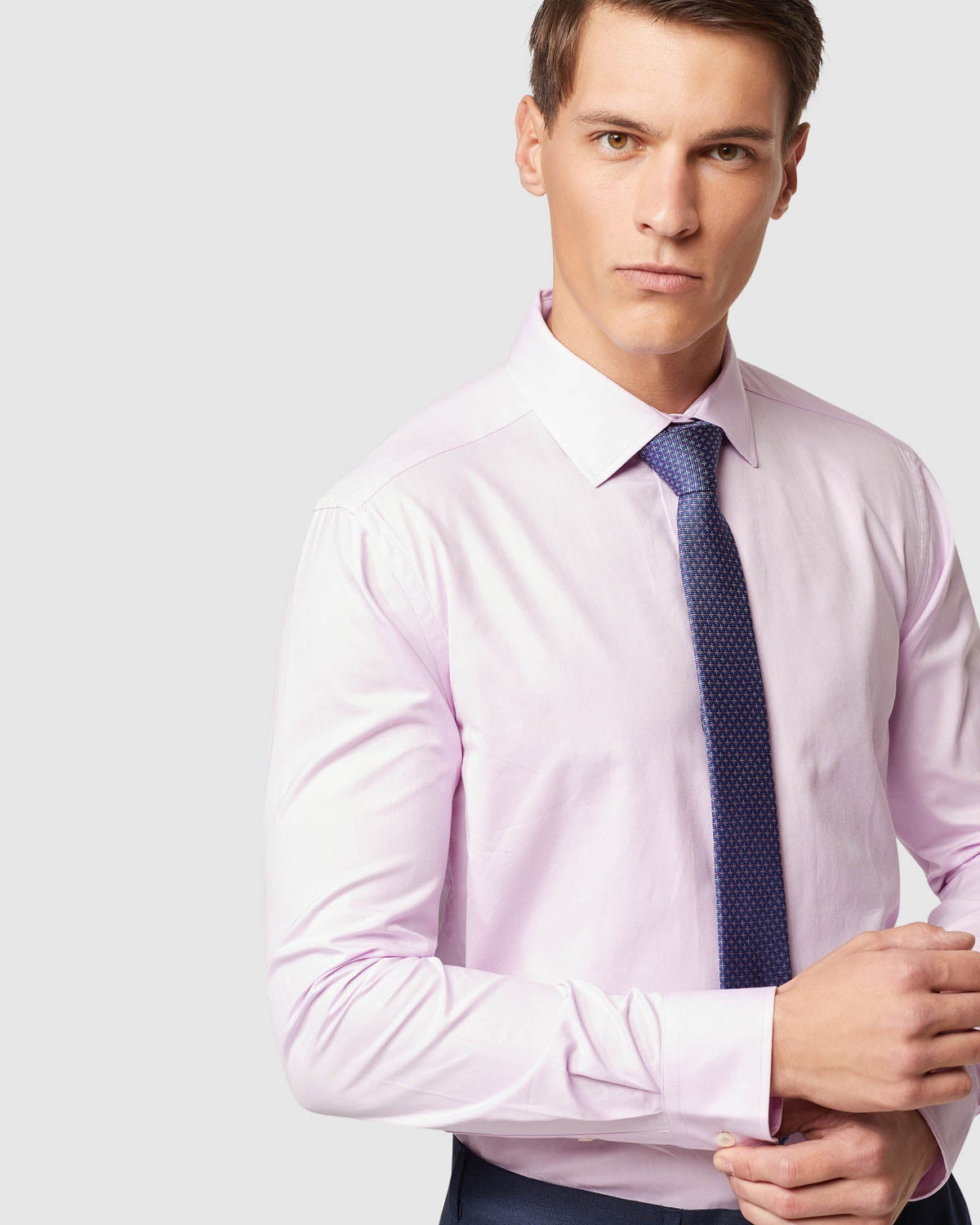 BECKTON DOBBY SHIRT MENS SHIRTS