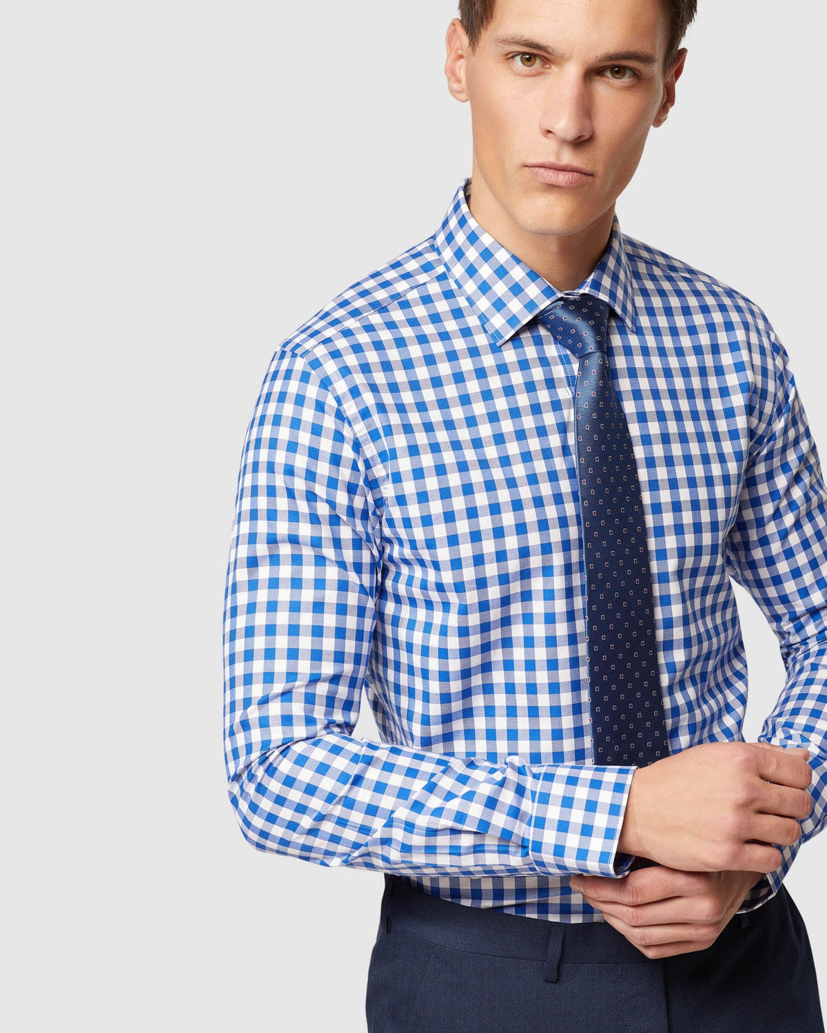 BECKTON GINGHAM SHIRT MENS SHIRTS