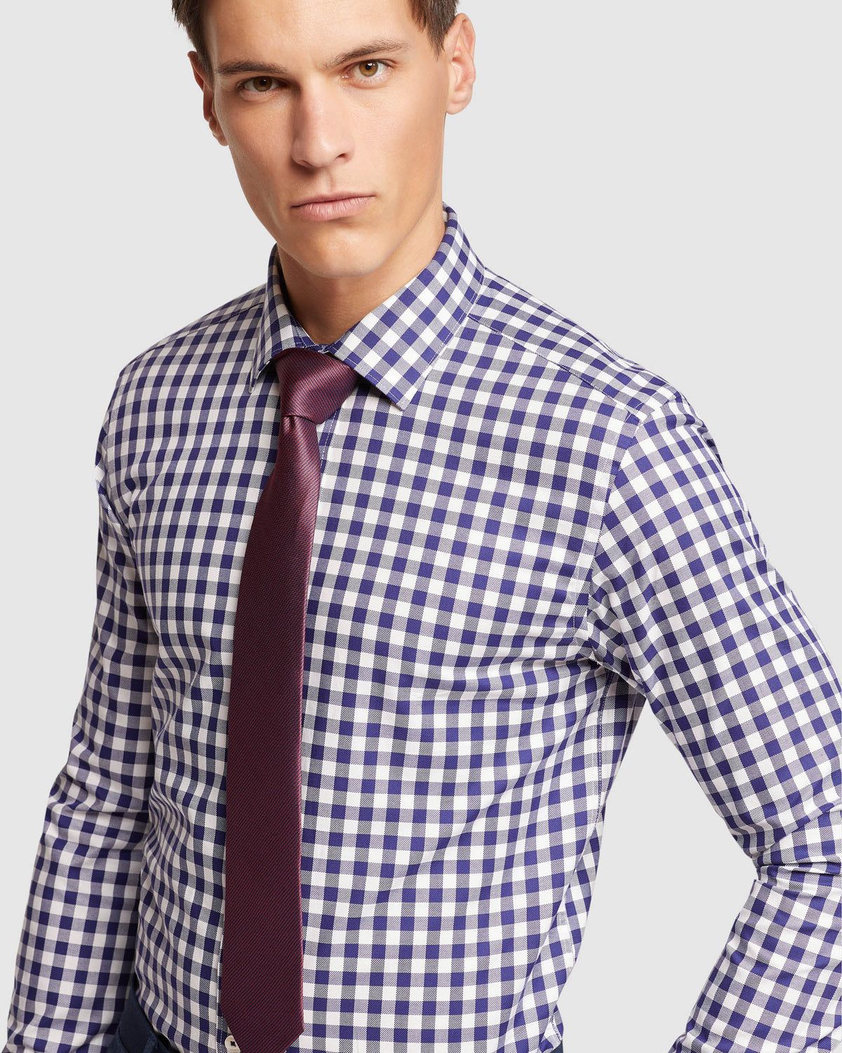 BECKTON GINGHAM SHIRT MENS SHIRTS