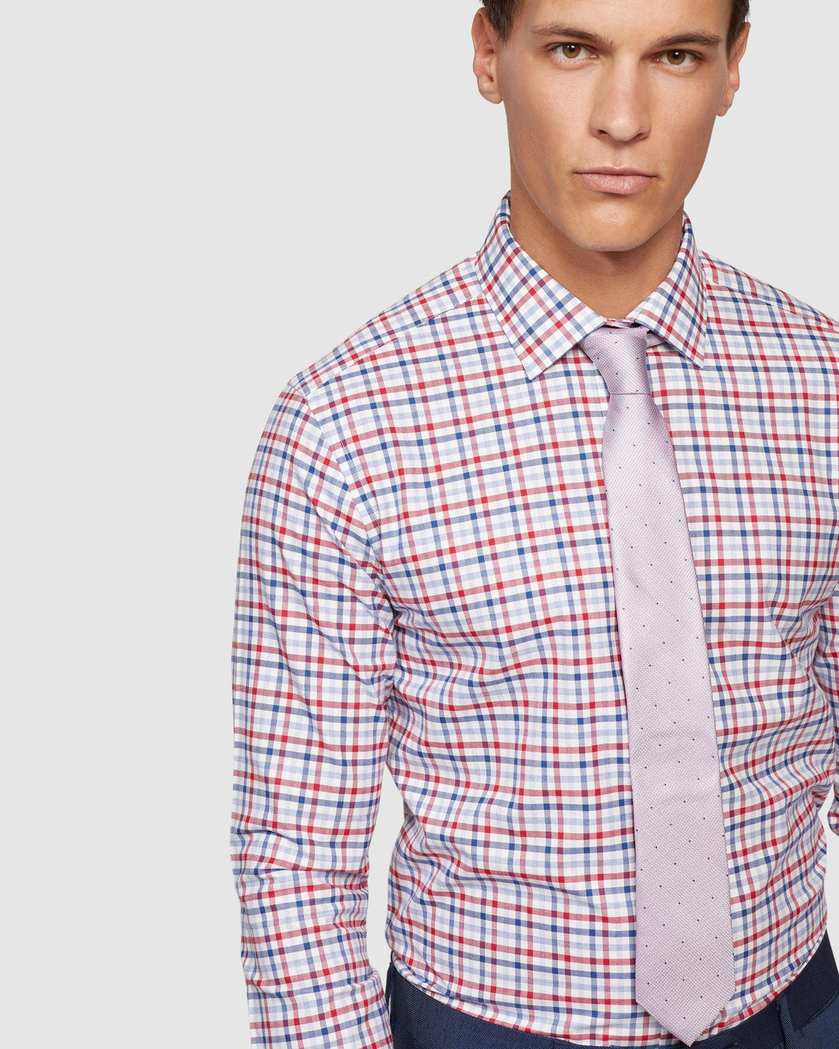 BECKTON SLIM FIT CHECKED SHIRT MENS SHIRTS