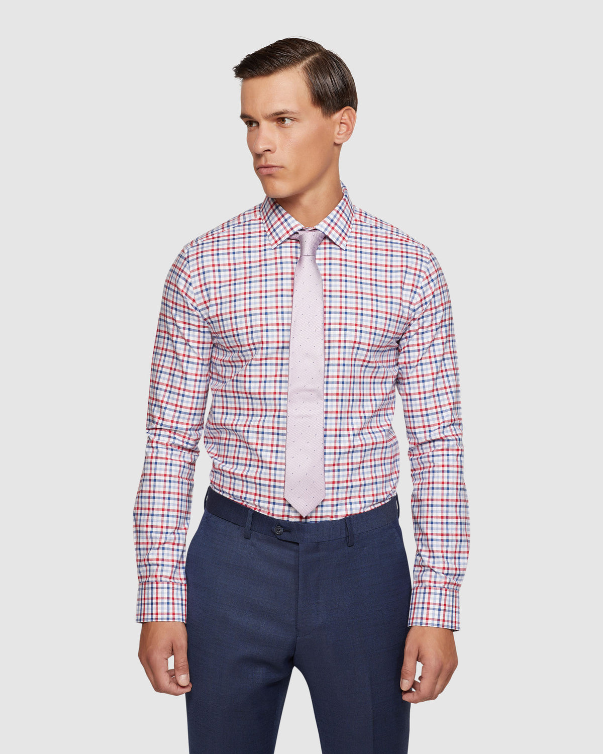 BECKTON SLIM FIT CHECKED SHIRT MENS SHIRTS