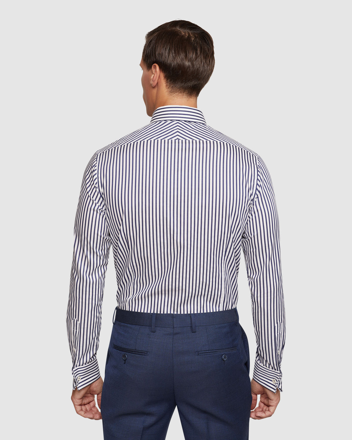 BECKTON FRENCH CUFF STRIPED SHIRT MENS SHIRTS