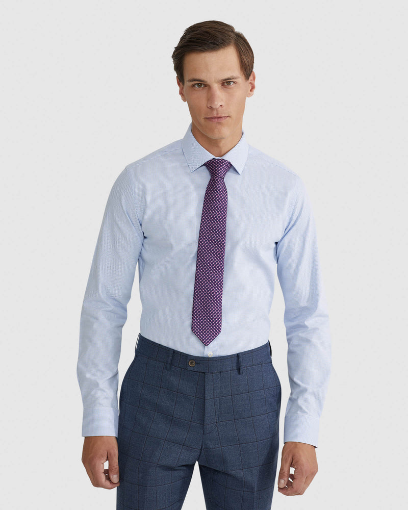 BECKTON DOBBY SHIRT MENS SHIRTS