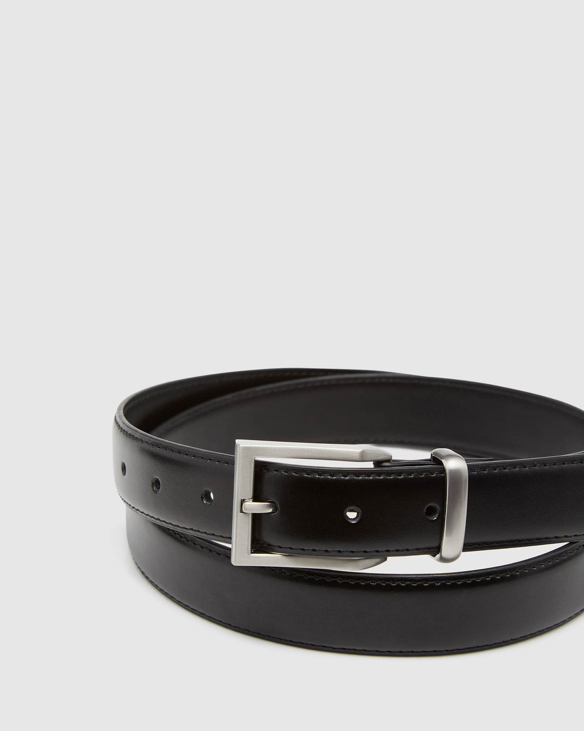 ARLEN LEATHER BELT BLACK
