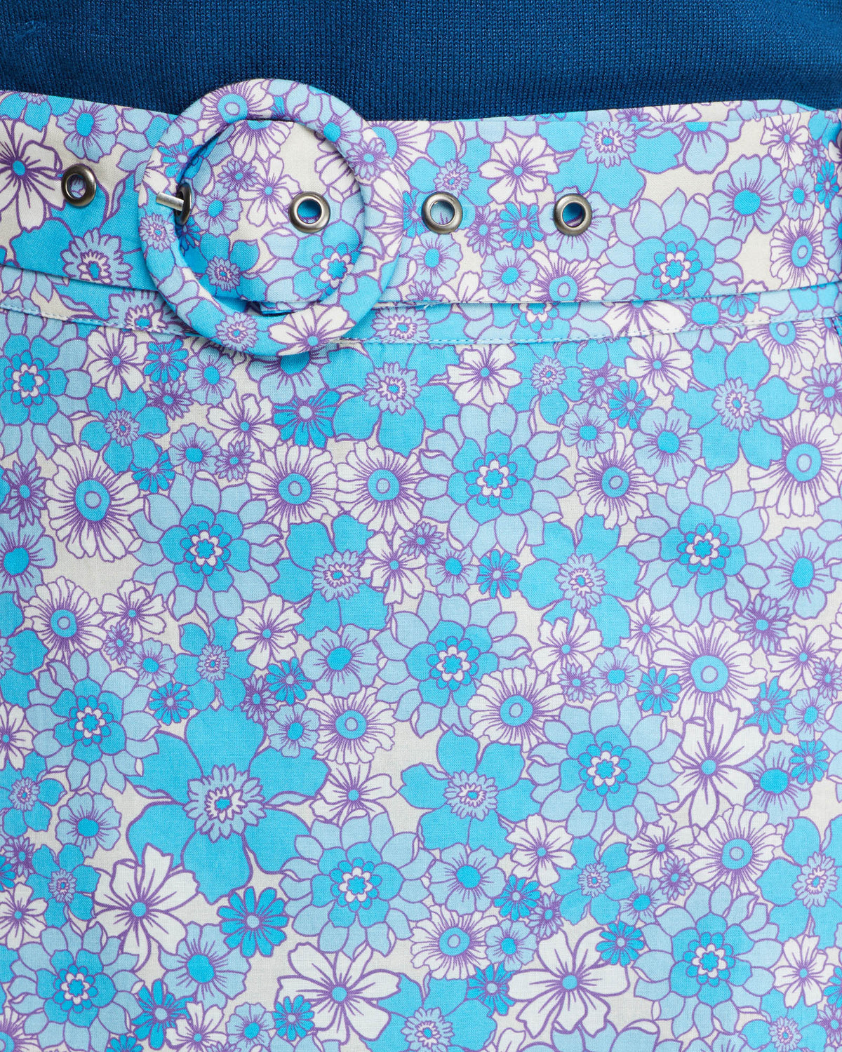 LEXIE COTTON RETRO FLORAL SKIRT WOMENS SKIRTS