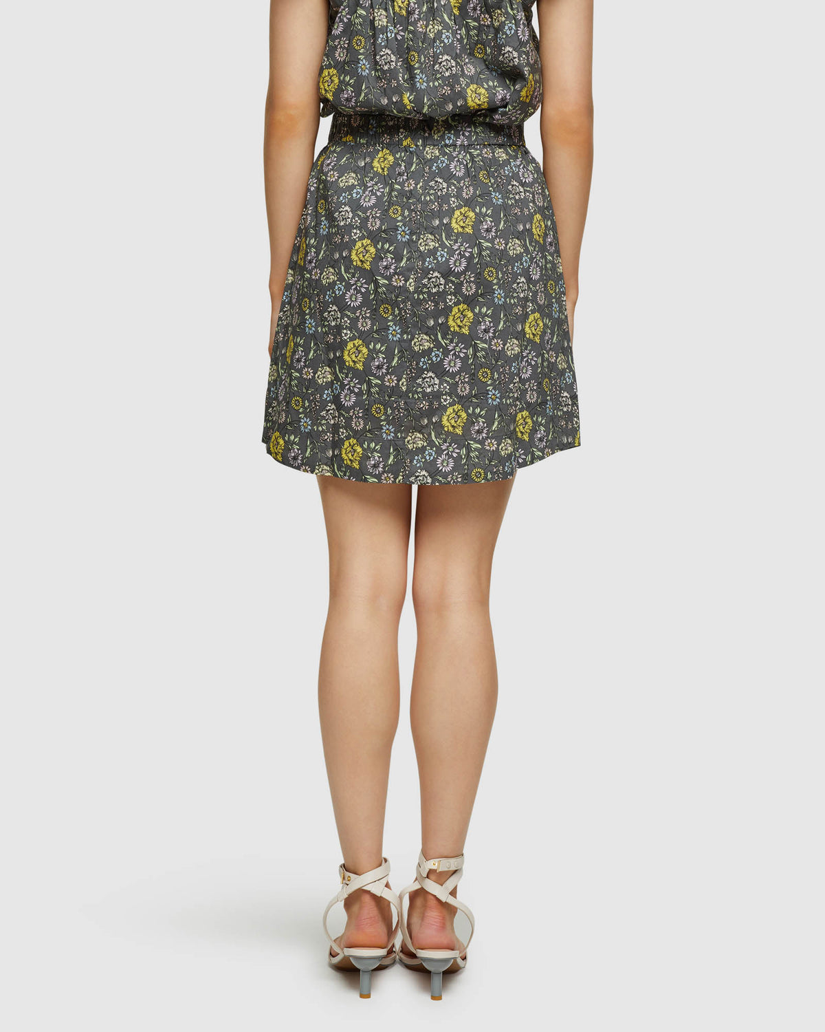 BARRON COTTON PAISLEY PRINT SKIRT WOMENS SKIRTS