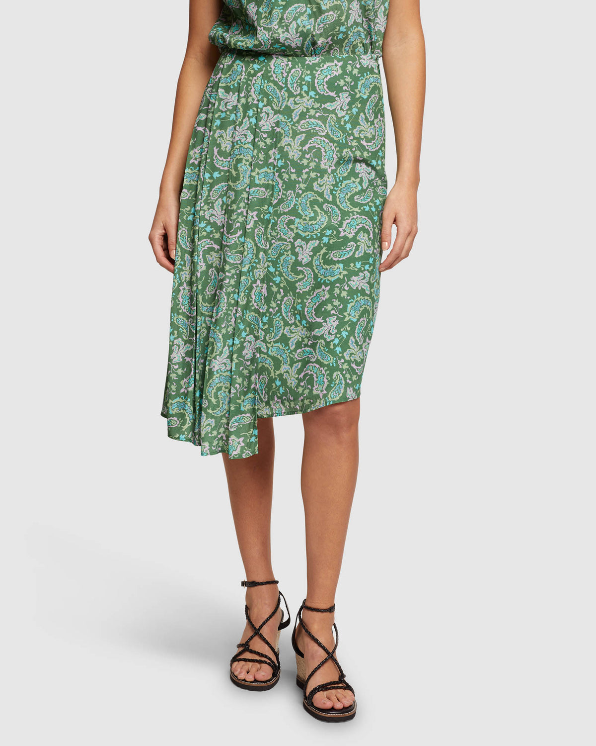 LARA PAISLEY PRINTED SKIRT WOMENS SKIRTS