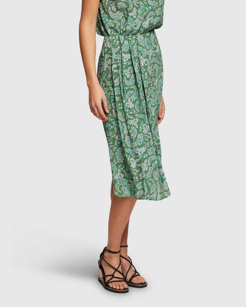 LARA PAISLEY PRINTED SKIRT WOMENS SKIRTS