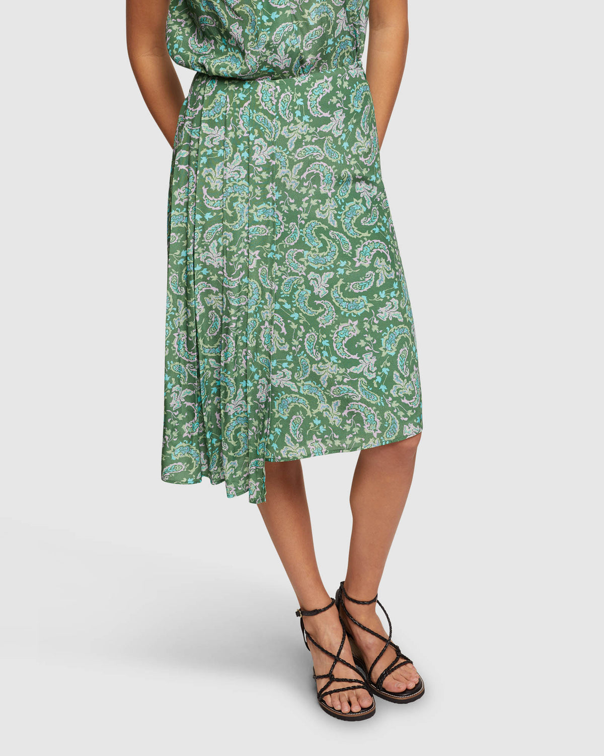 LARA PAISLEY PRINTED SKIRT WOMENS SKIRTS