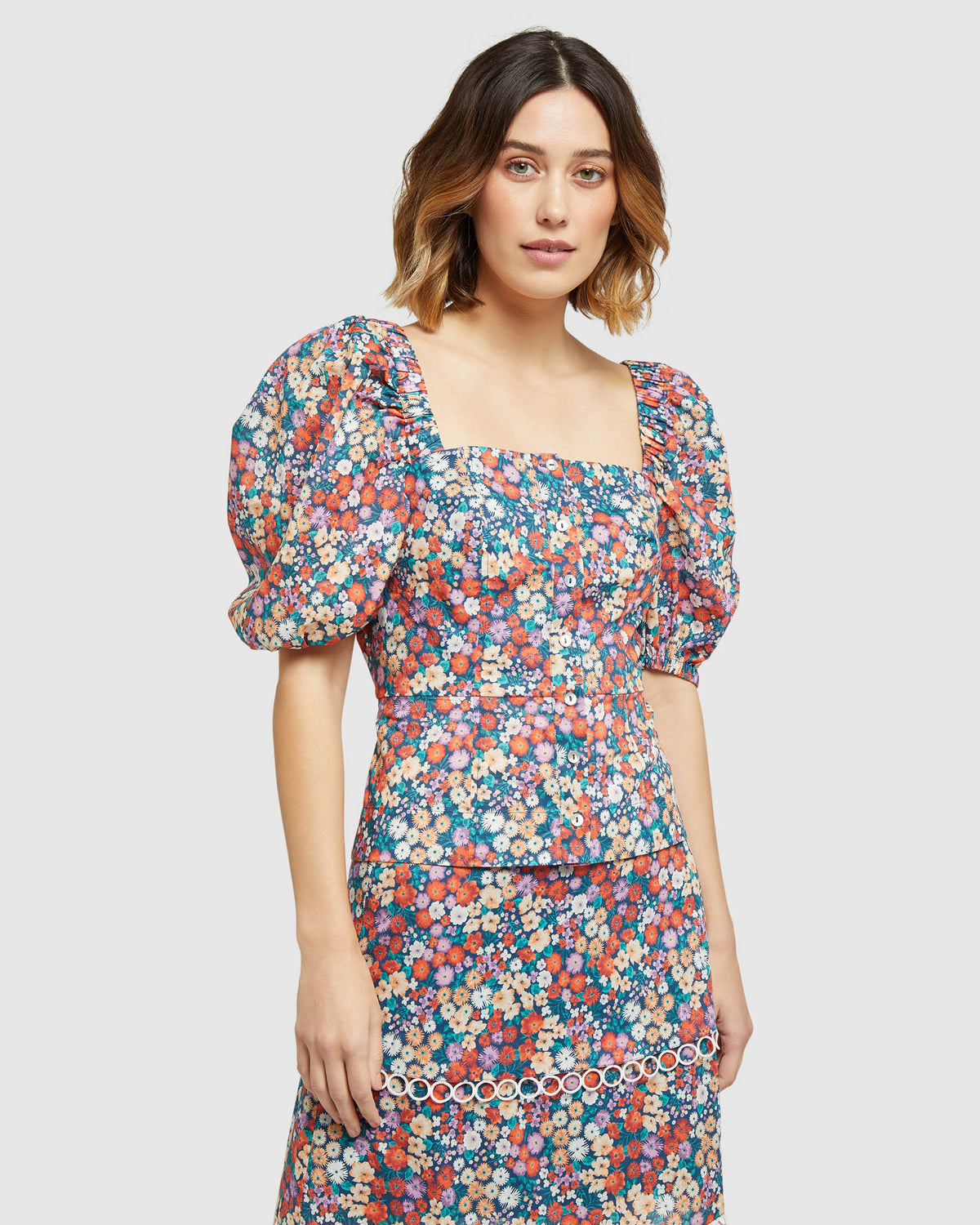 ZULU DITSY FLORAL TOP