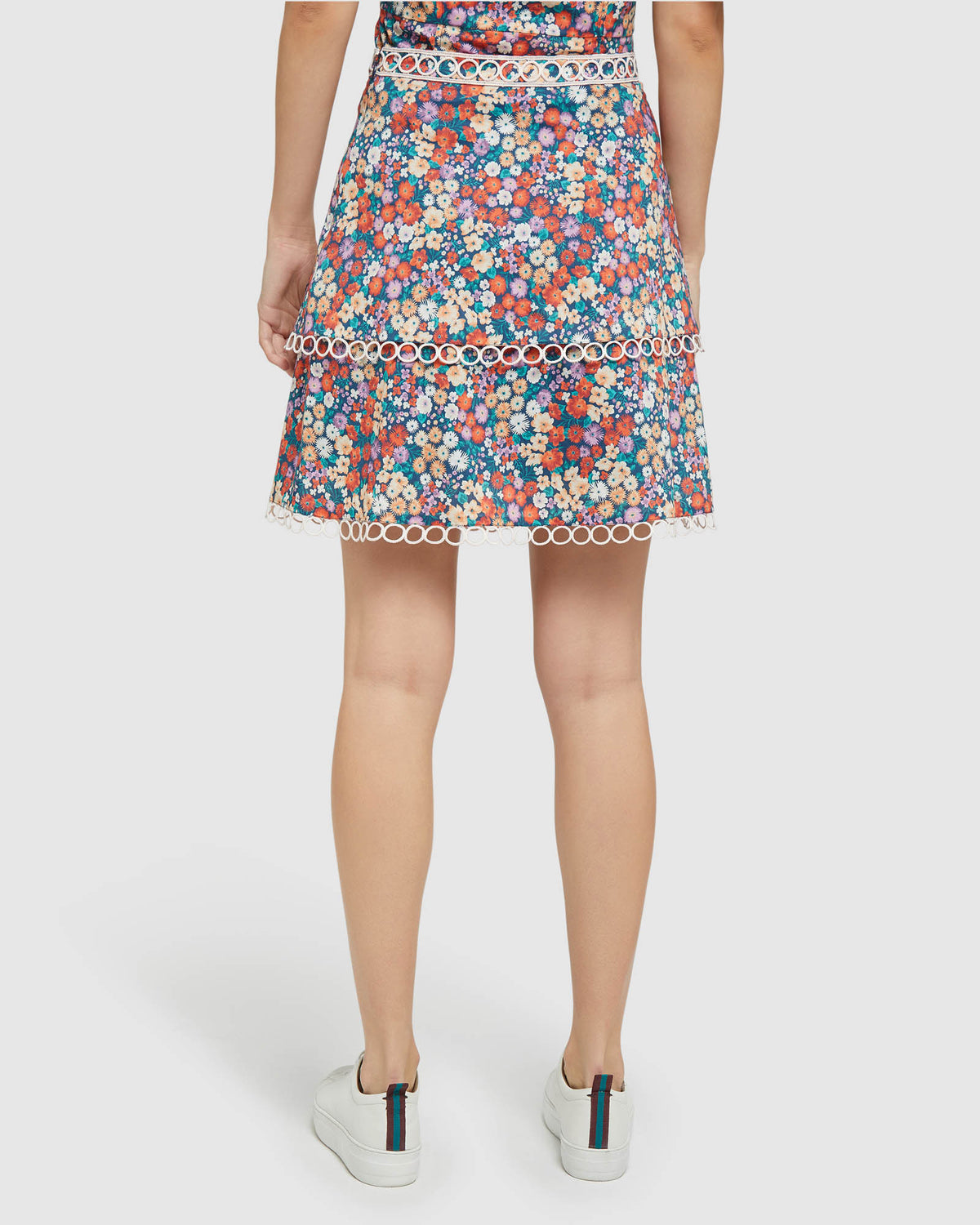 GRETA DITSY FLORAL SKIRT MULTI
