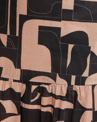 OLIVIA GEO PRINT VOILE SKIRT - AVAILABLE ~ 1-2 weeks WOMENS SKIRTS