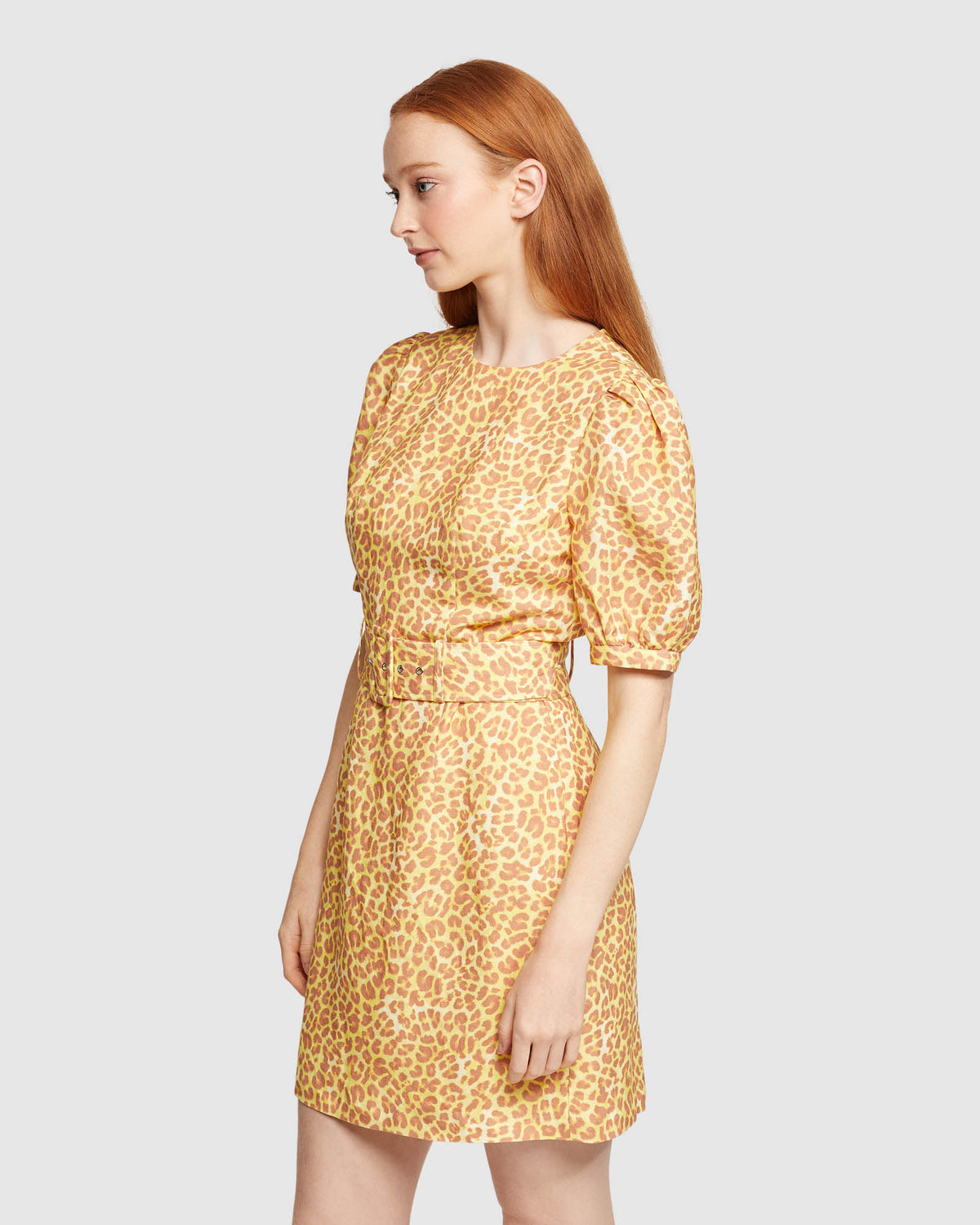 JESSIE LINEN BLEND DRESS WOMENS DRESSES