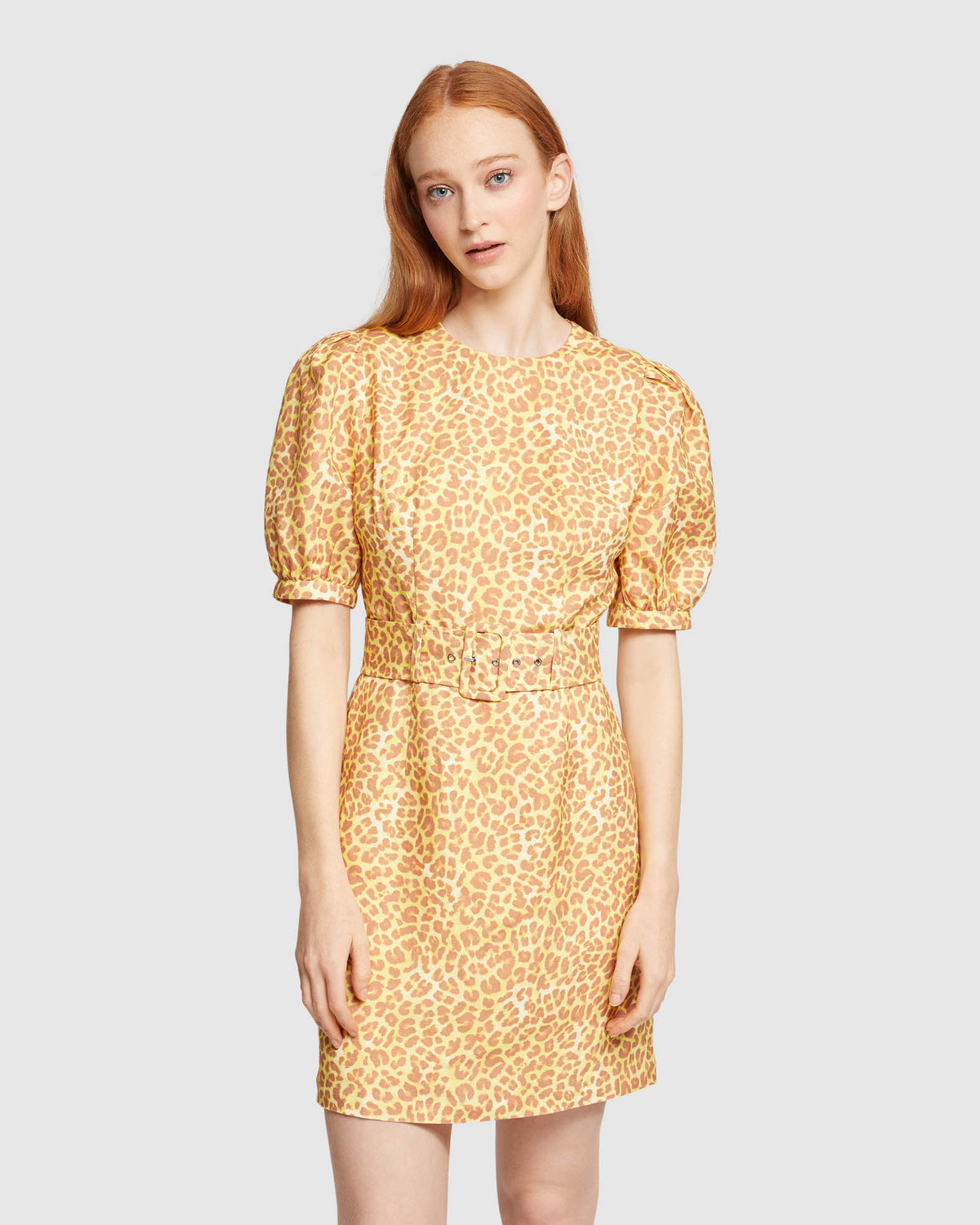 JESSIE LINEN BLEND DRESS WOMENS DRESSES