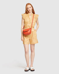 SASHA LINEN BLEND SHORTS WOMENS PANTS