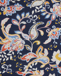 SABRINA FLORAL FLIP SKIRT BLUE