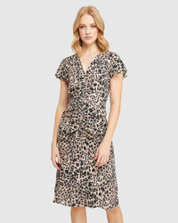 RINNA ANIMAL PRINT DRESS
